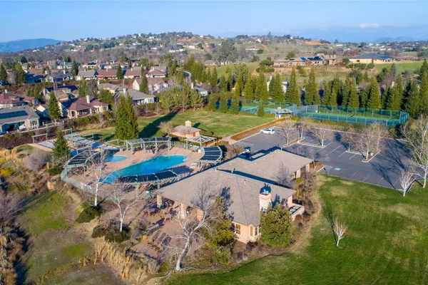 a front view of a building with street