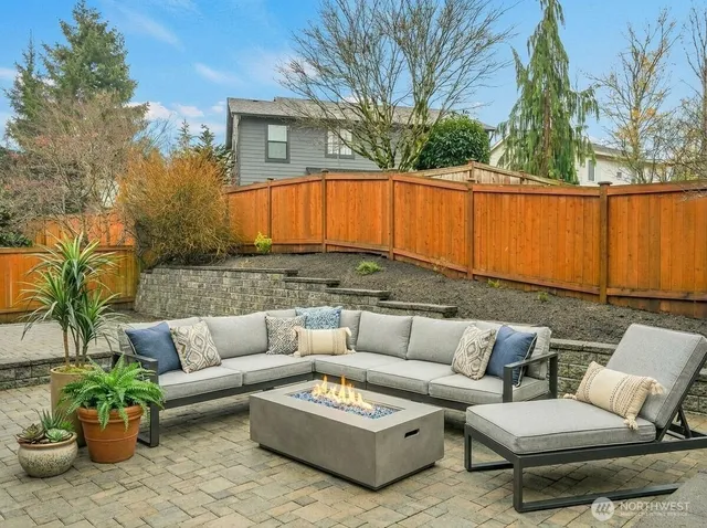 a view of a couches in a patio
