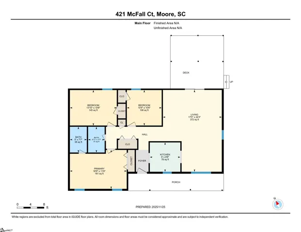 $249,900 | 421 McFall Court, Moore, SC 29369