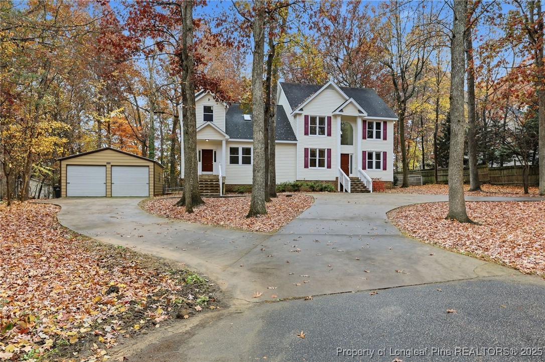 3204 Hickory Road Raleigh, NC 27616 - Photo 6 of 49 a front view of a house with a yard