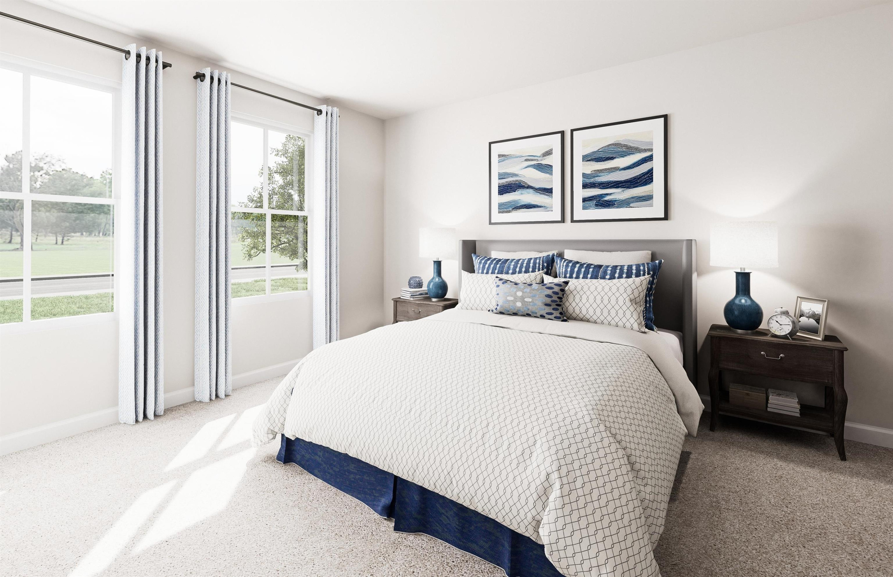 8564 Kenridge Lane Fuquay-Varina, NC 27526 - Photo 13 of 16 a bedroom with a bed and a window