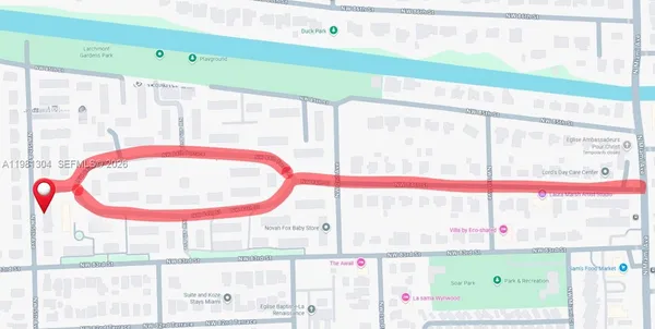 a view of a window and a table