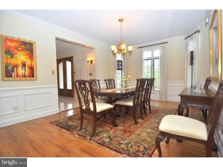 202 South Radnor Chester Road Villanova, PA 19085 - Photo 9 of 25 a view of a dining room with furniture and chandelier