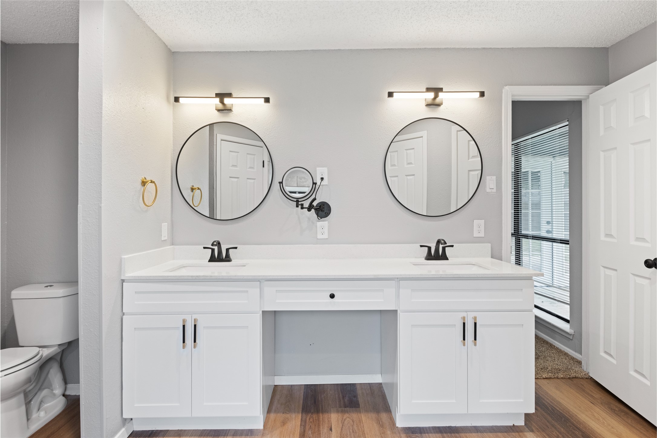 2314 Peaceful Valley Drive Spring, TX 77373 - Photo 11 of 20 a bathroom with a toilet sink and mirror