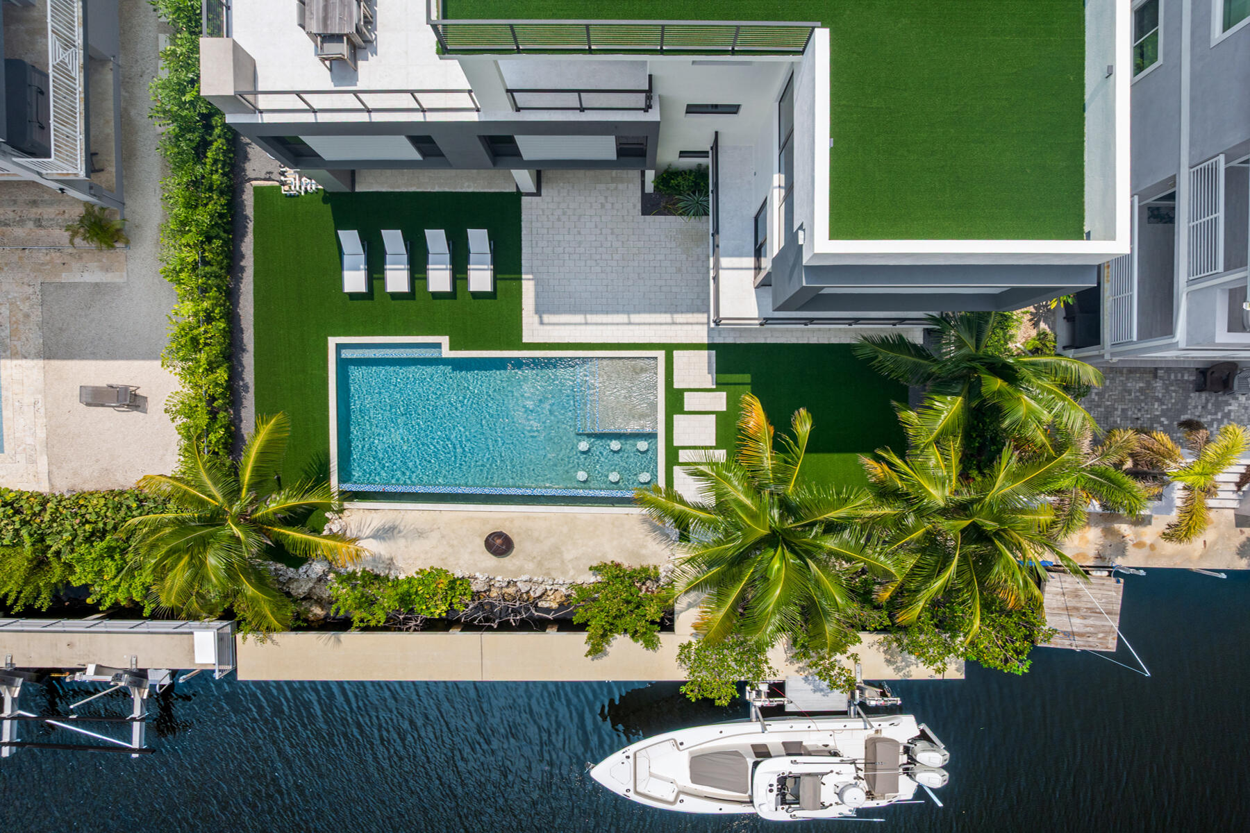 64 Andros Road Key Largo, FL 33037 - Photo 60 of 62 Aerial north to south views