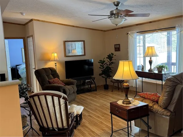 a view of a living room