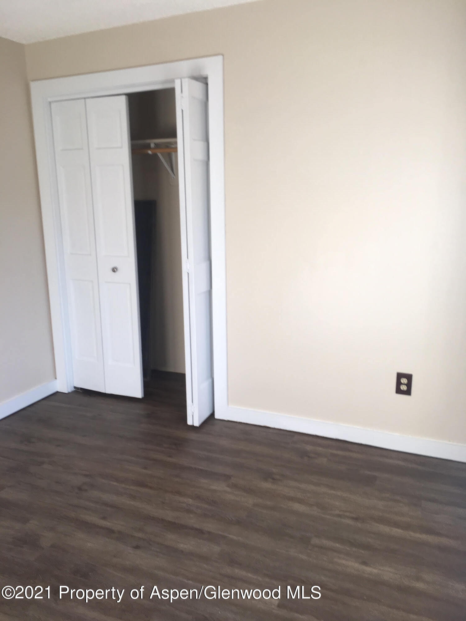 1101 Village Road, Unit LL3B Carbondale, CO 81623 - Photo 12 of 17 a view of an empty room with wooden floor and closet