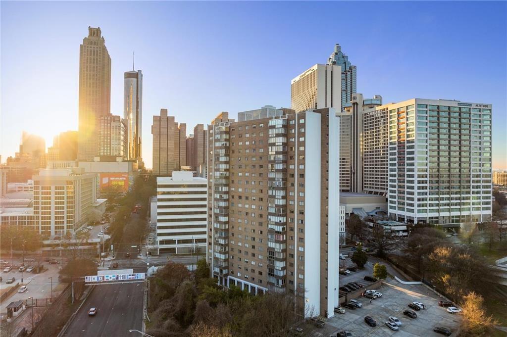 215 Piedmont Avenue Northeast, Unit 1608 Atlanta, GA 30308 - Photo 24 of 25 a city view with tall buildings