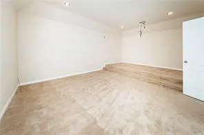 a view of empty room