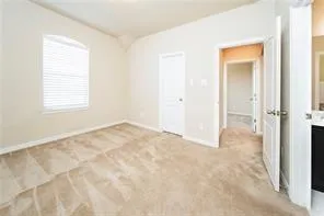 a bathroom with a sink vanity and a mirror