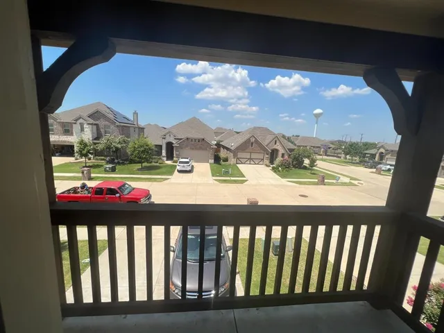 a view of a backyard with a garden