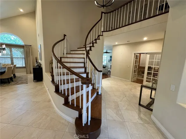 a view of storage and utility room with washer and dryer