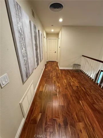 a view of a room with racks