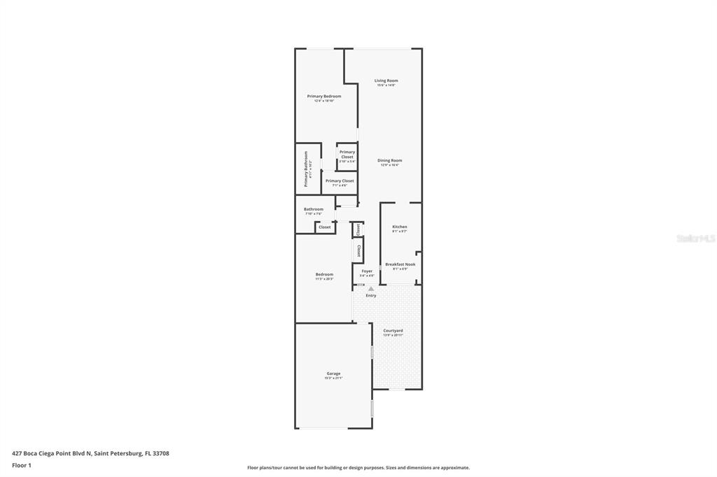427 Boca Ciega Point Boulevard North St. Petersburg, FL 33708 - Photo 69 of 69 a picture of a floor plan