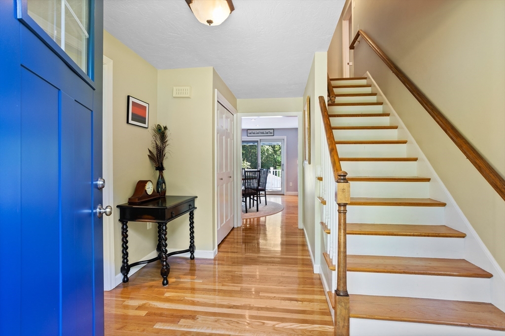 4 Fox Lane Westborough, MA 01581 - Photo 15 of 37 a view of entryway and hall with wooden floor