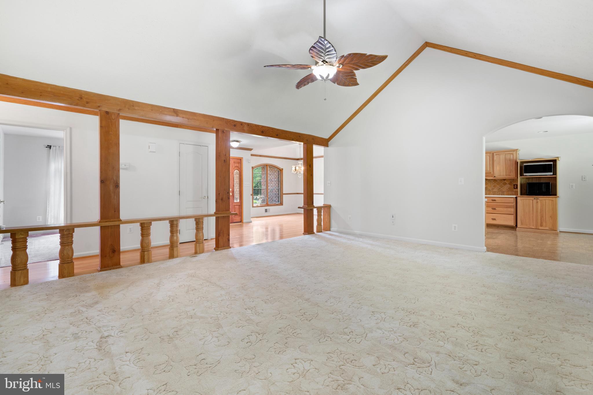3115 Toftrees Place Brandywine, MD 20613 - Photo 12 of 60 Vaulted Great Room with Dining Room & Kitchen view