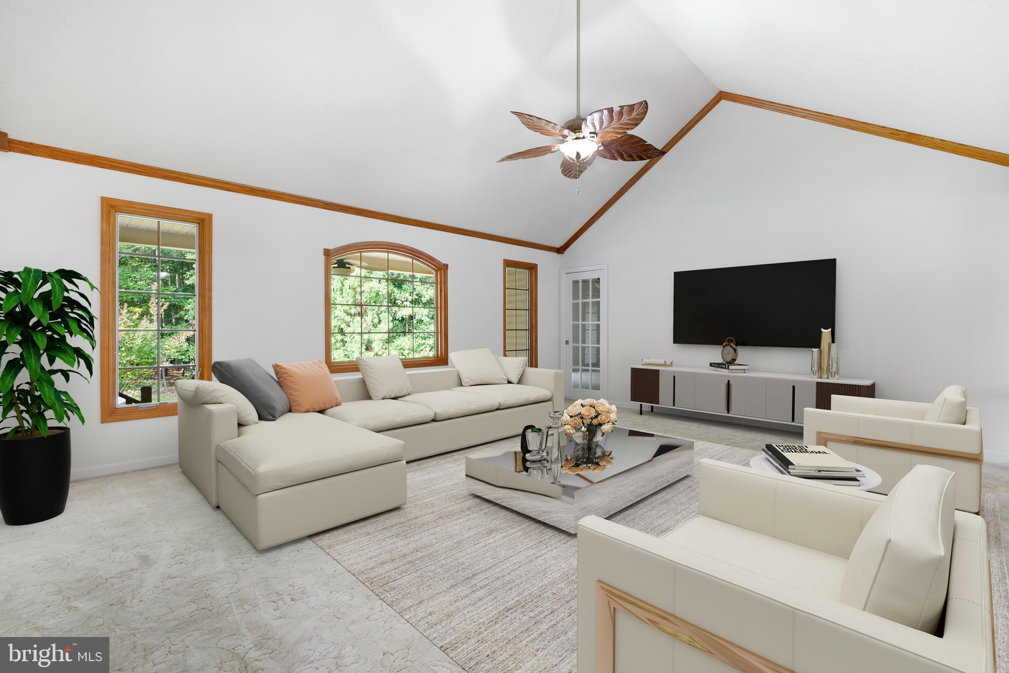 3115 Toftrees Place Brandywine, MD 20613 - Photo 4 of 60 Vaulted Great Room - virtually staged