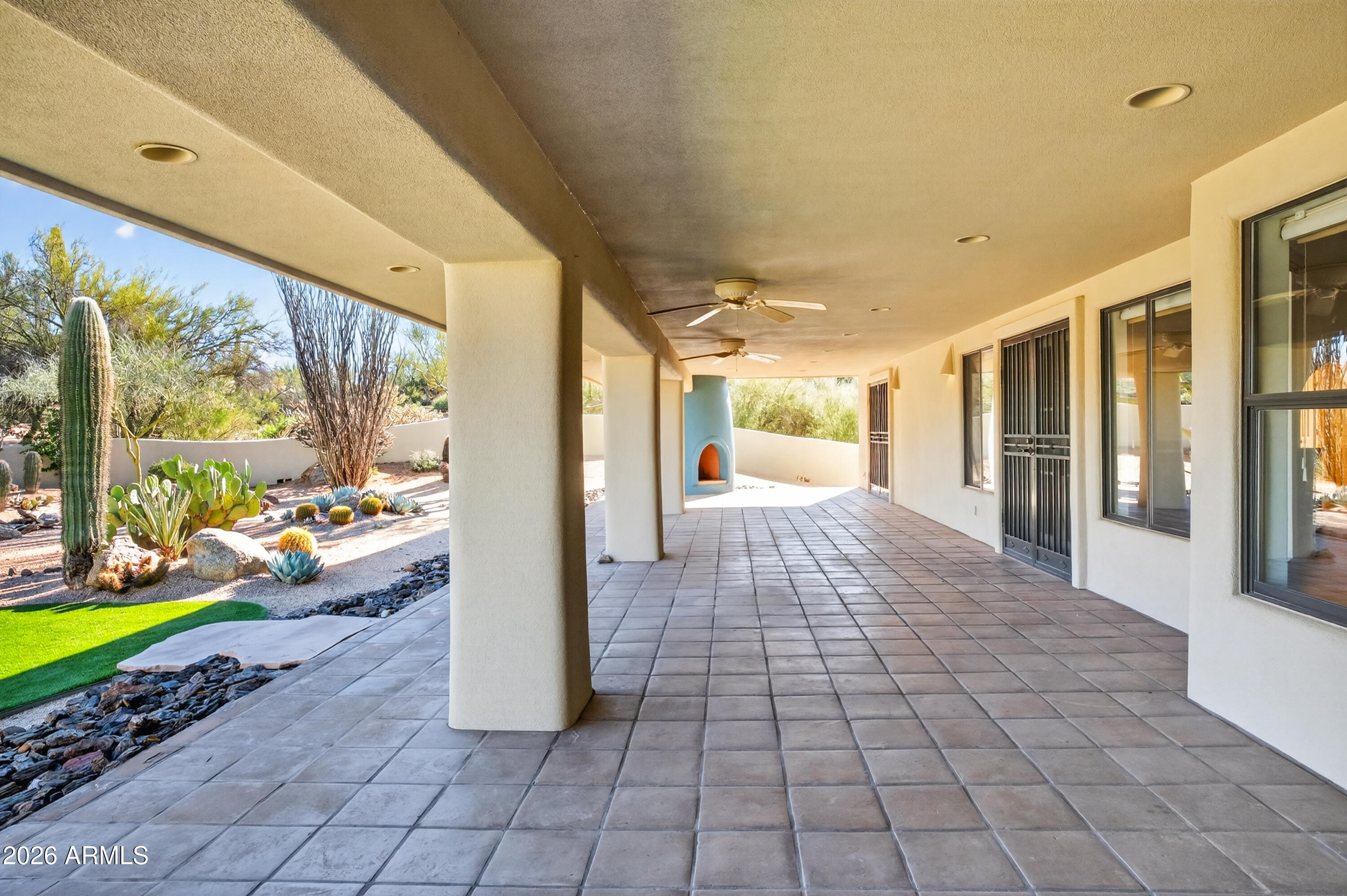 9533 East Romping Road Carefree, AZ 85377 - Photo 43 of 63 Extended Covered Rear Patio