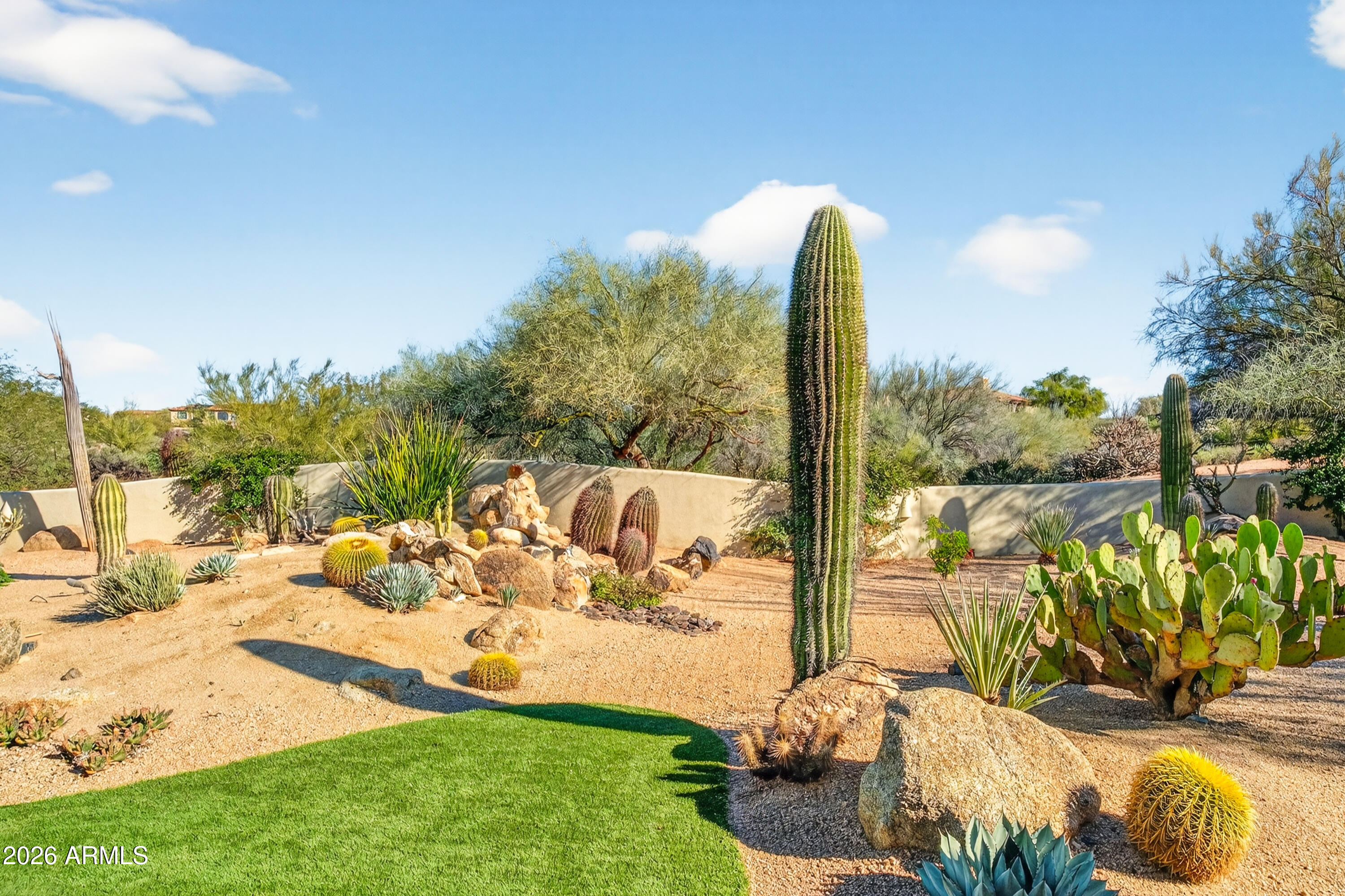9533 East Romping Road Carefree, AZ 85377 - Photo 46 of 63 Maintenance Free Back Yard