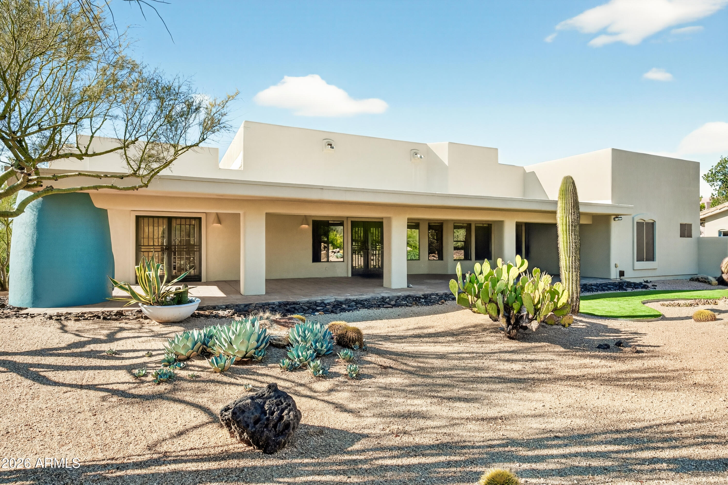 9533 East Romping Road Carefree, AZ 85377 - Photo 48 of 63 Main House Rear Elevation II