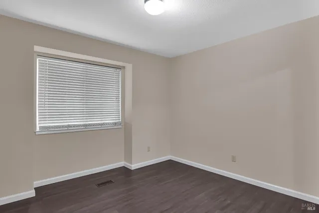 a view of wooden door