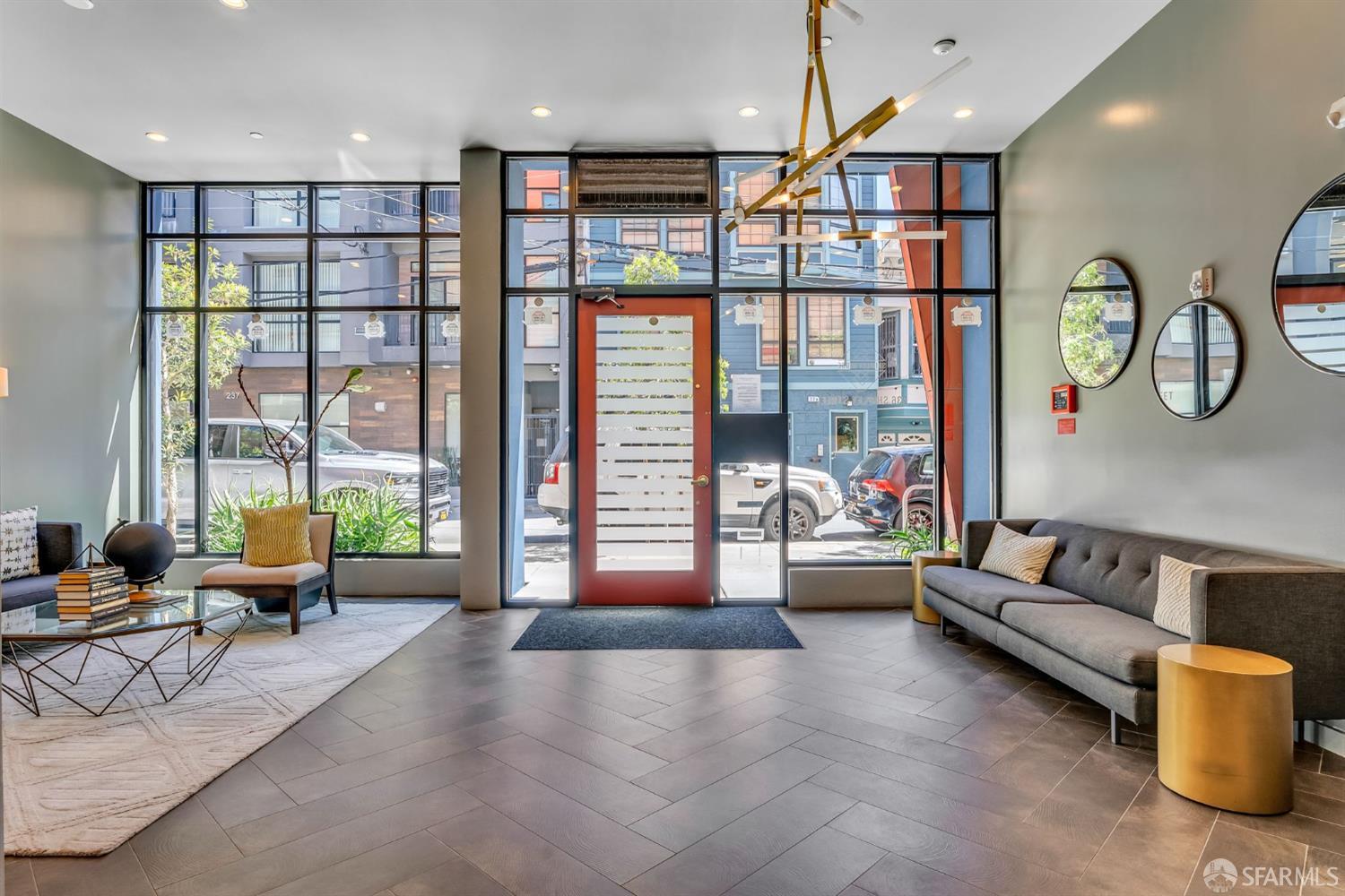 236 Shipley, Unit 405 San Francisco, CA 94107 - Photo 26 of 35 a living room with furniture and a large window