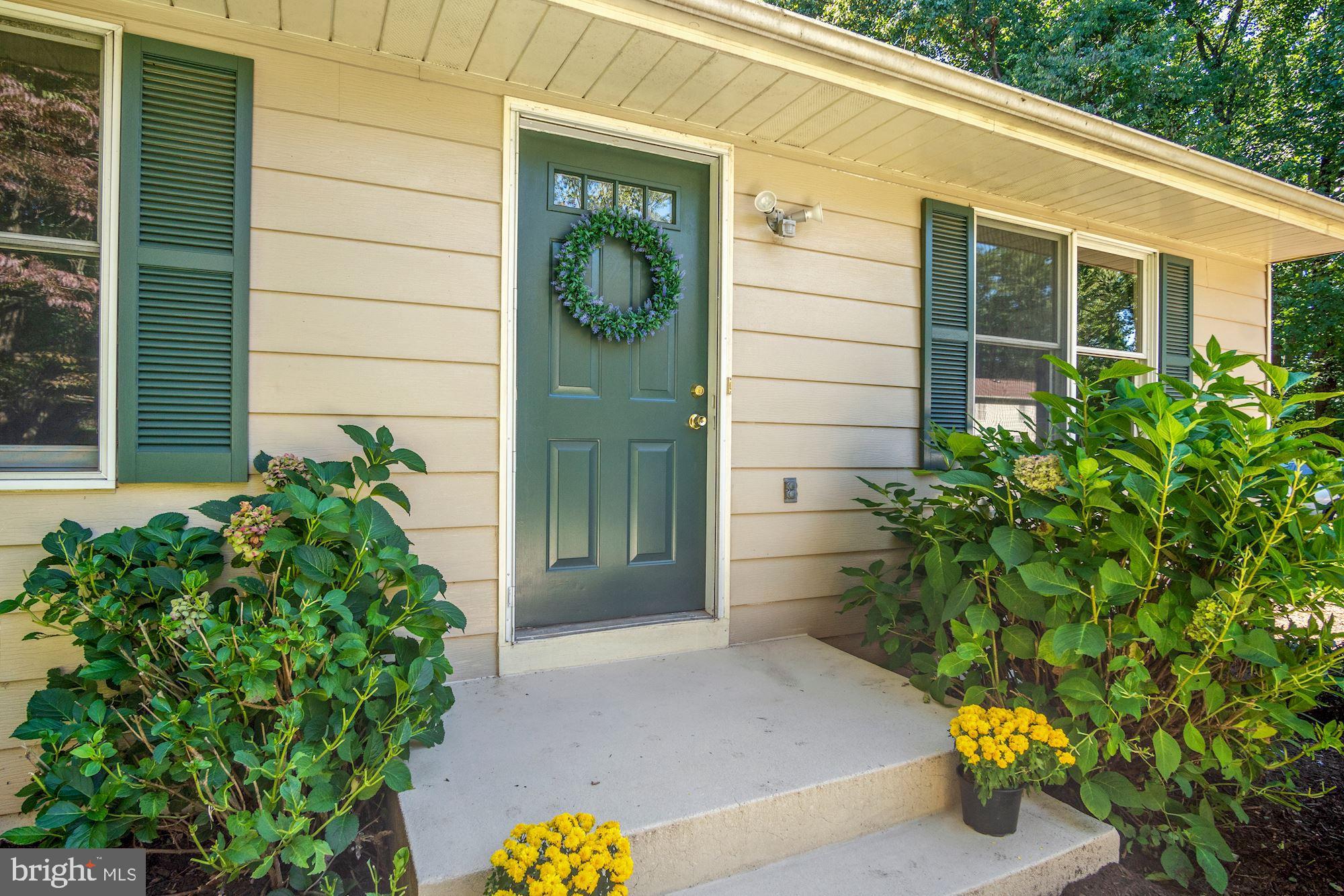 14541 Good Hope Road Silver Spring, MD 20905 - Photo 2 of 32 Front entrance with beautiful Hydrangeas