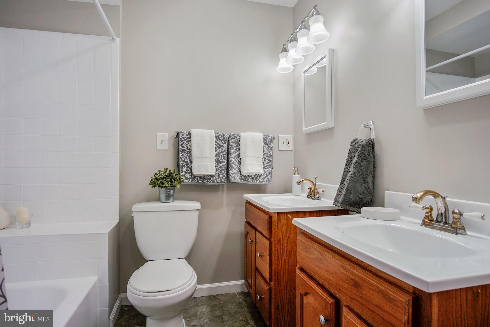 14541 Good Hope Road Silver Spring, MD 20905 - Photo 22 of 32 Windowless tiled updated full bath with tub