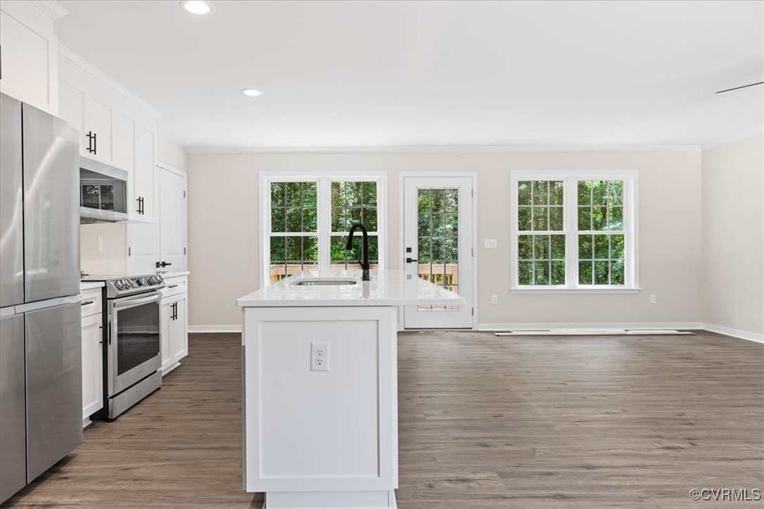 13601 Pole Run Road Disputanta, VA 23842 - Photo 6 of 22 Kitchen with a sink, appliances with stainless ste