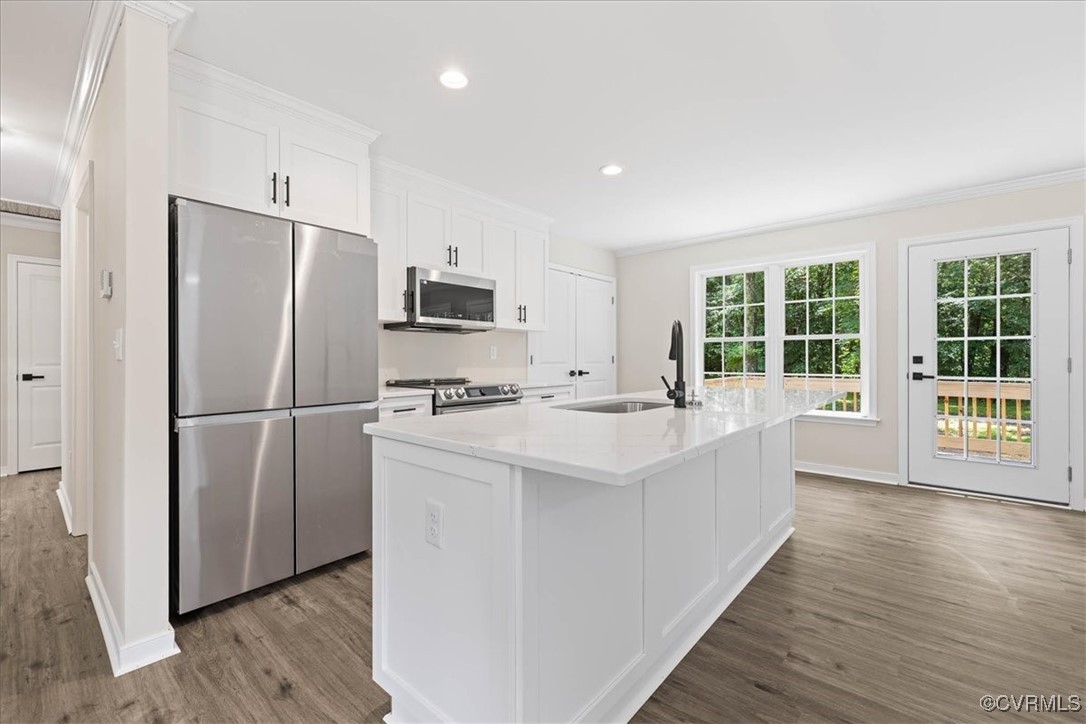 13601 Pole Run Road Disputanta, VA 23842 - Photo 10 of 22 Kitchen with appliances with stainless steel finis