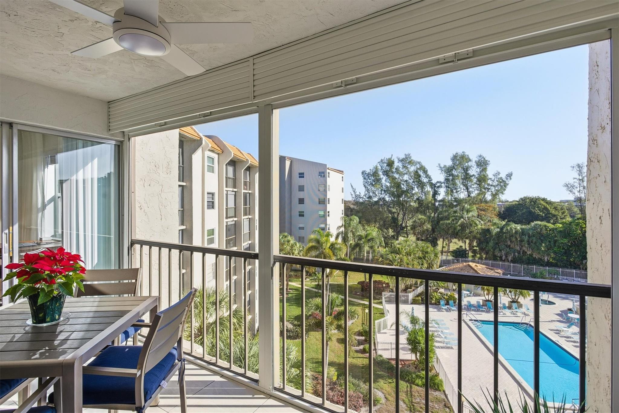3930 Inverrary Boulevard, Unit 605D Fort Lauderdale, FL 33319 - Photo 10 of 52 a view of a balcony with furniture