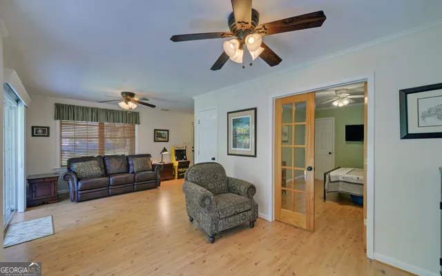 a bathroom with a shower and a toilet