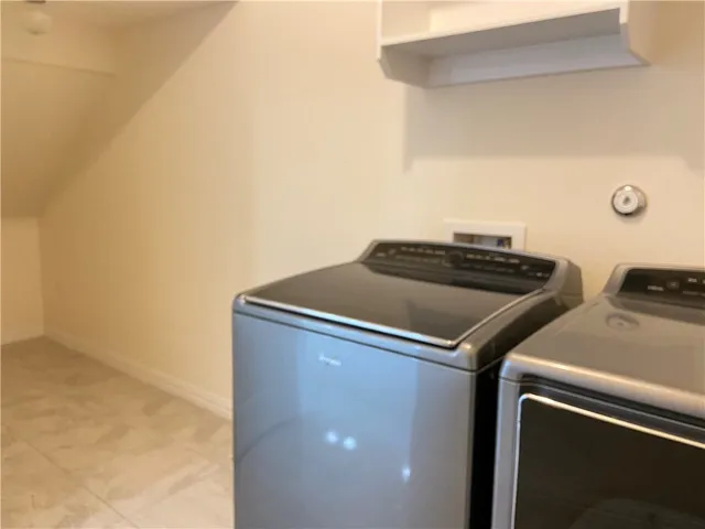 a view of a park with trees