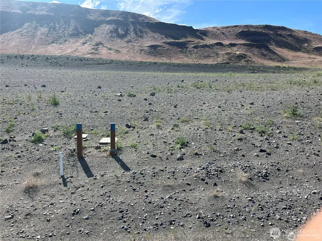 a view of outdoor space with mountain view