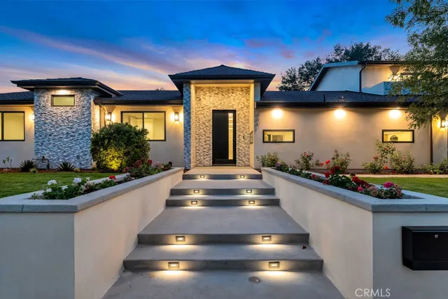 a view of a building with stairs