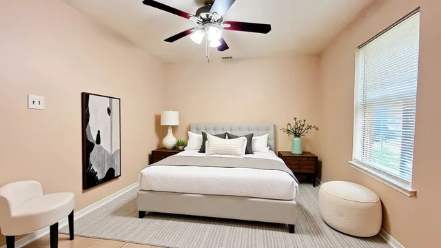 a view of an empty room