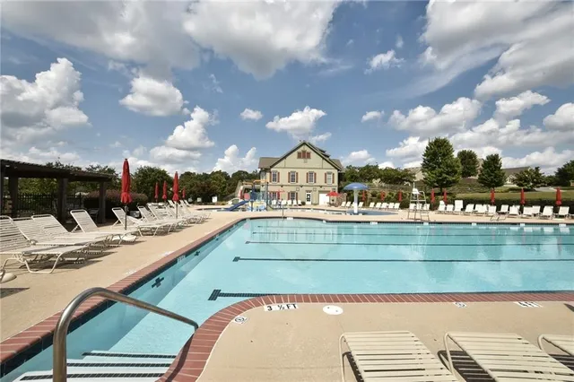 a view of outdoor kitchen and outdoor space