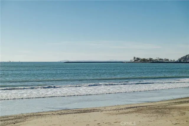 a view of an ocean and beach