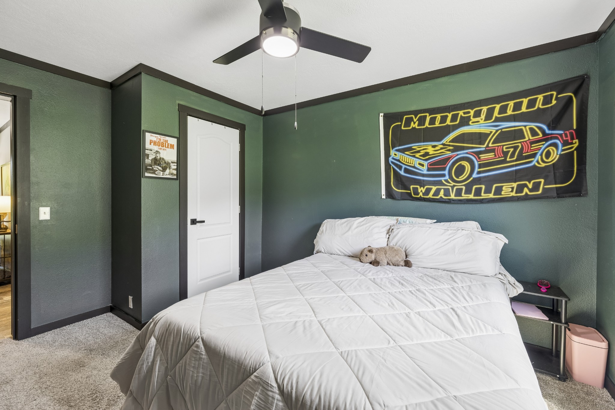 8079 Golf Club Road Mount Pleasant, TN 38474 - Photo 49 of 74 a bedroom with a bed and a painting on the wall