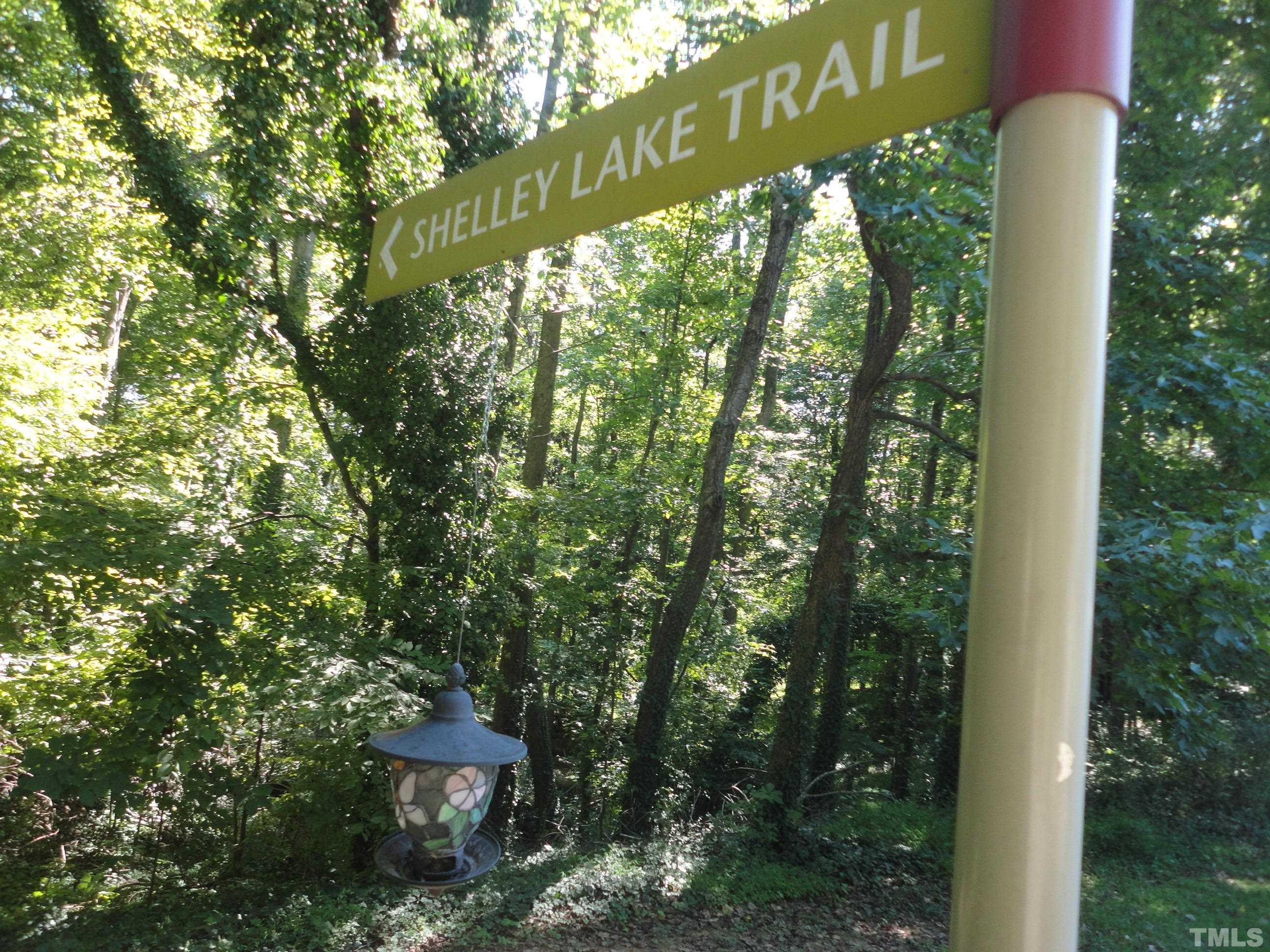 6705 Winding Trail Raleigh, NC 27612 - Photo 29 of 30 Walking trail access from neighborhood street