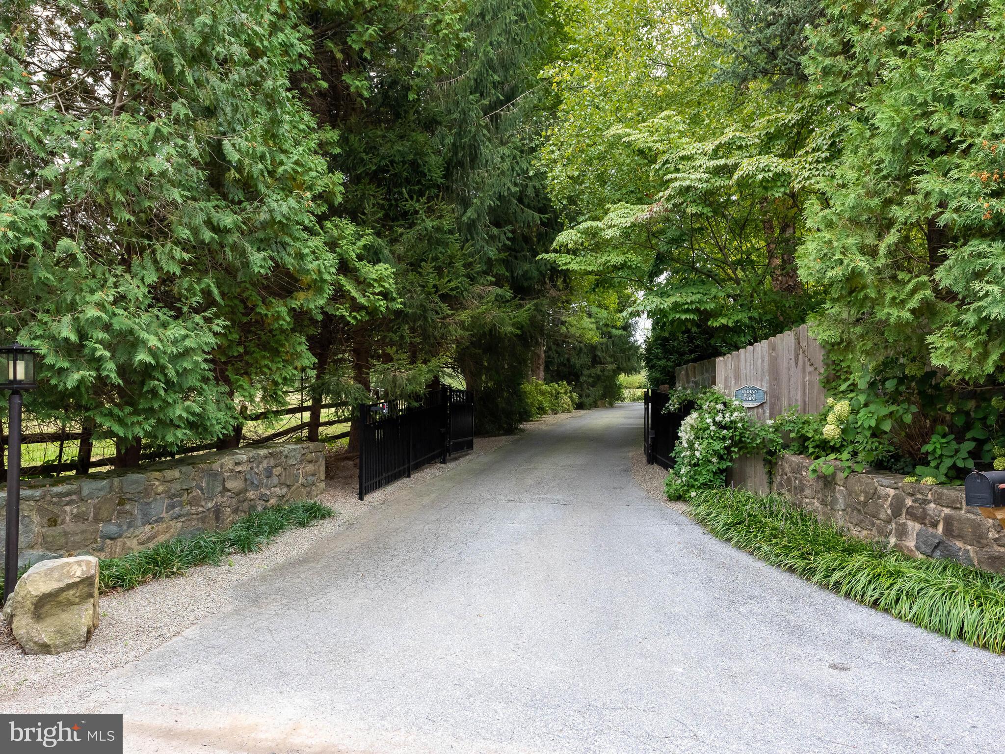 2211 Grubbs Mill Road Berwyn, PA 19312 - Photo 4 of 57 Front Driveway with electronic gates
