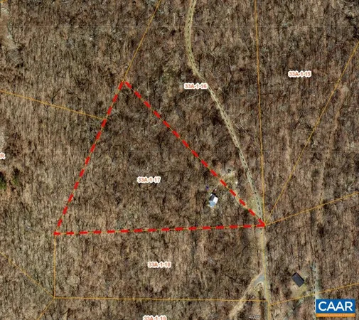 a view of outdoor space with signage and flags