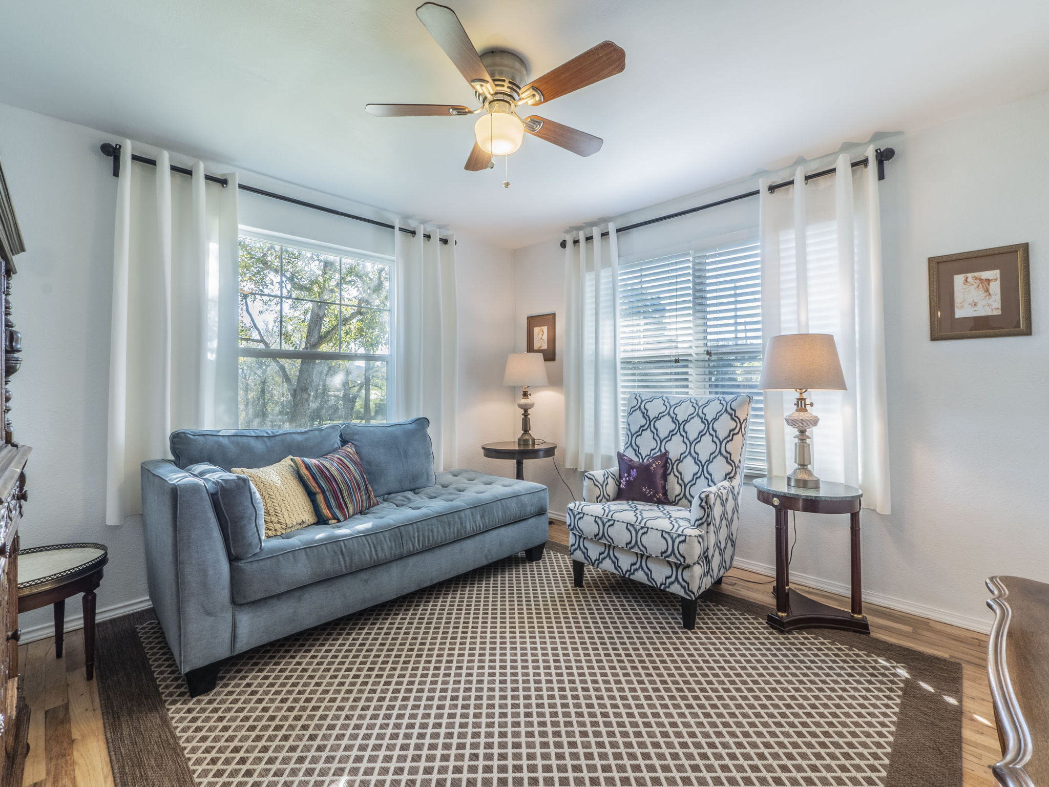 11012 3rd Street Jonestown, TX 78645 - Photo 9 of 26 The second bedroom is currently being used as a sitting room but could easily be used as a second bedroom or office.