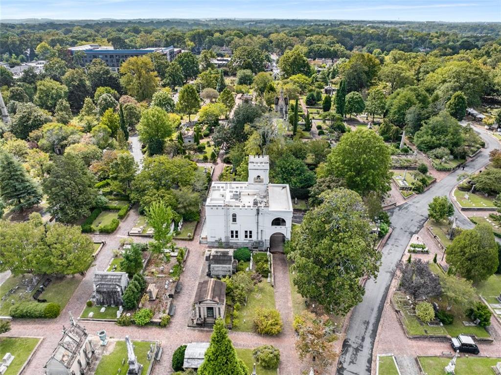 170 Boulevard Southeast, Unit 211H Atlanta, GA 30312 - Photo 37 of 49 an aerial view of a house with a yard