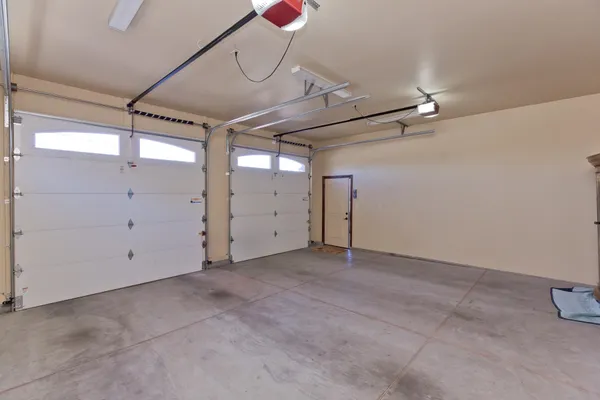 a view of a room with cabinet