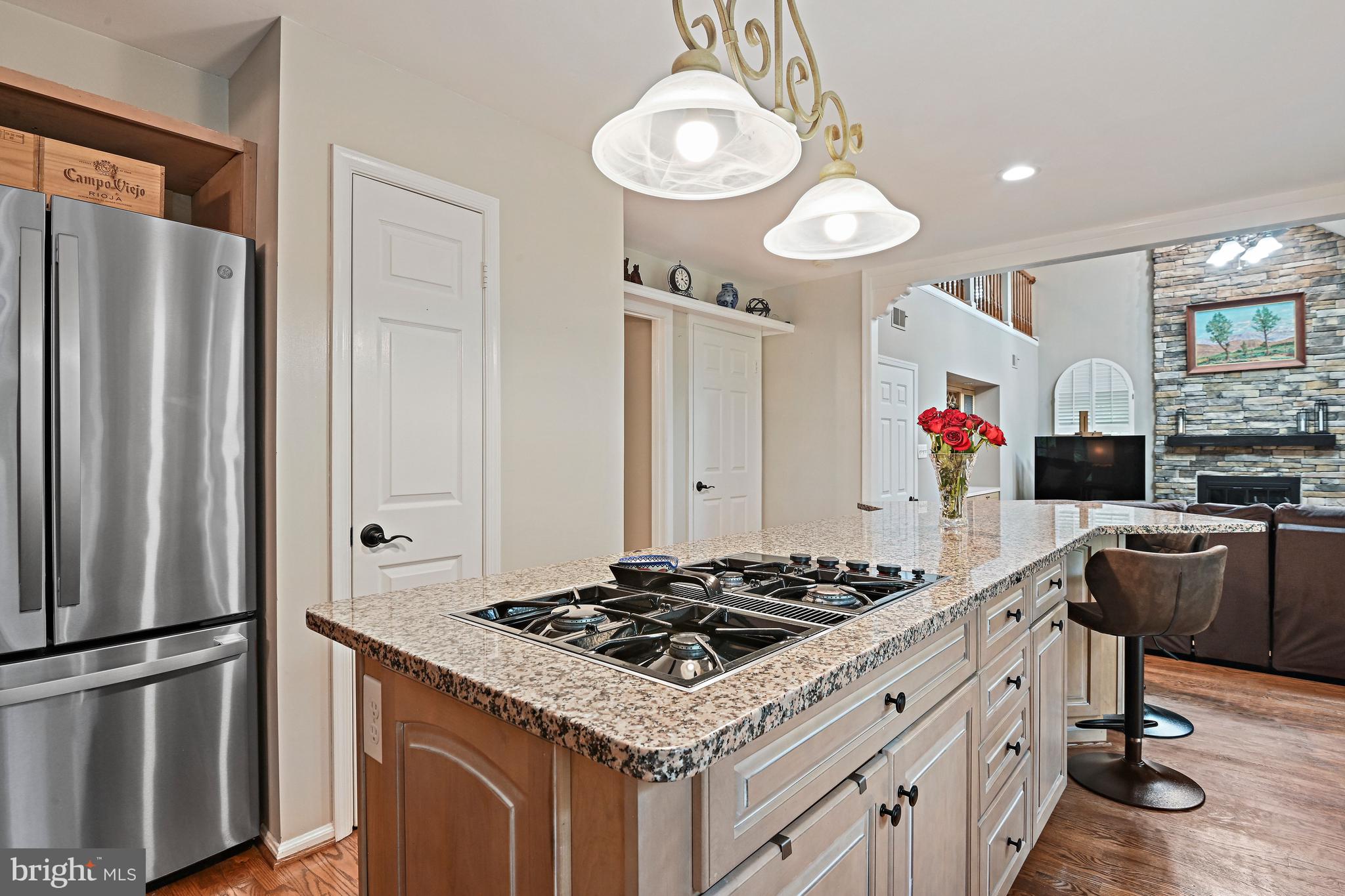 9830 Faust Drive Vienna, VA 22182 - Photo 15 of 75 Extra-large island with gas cook top