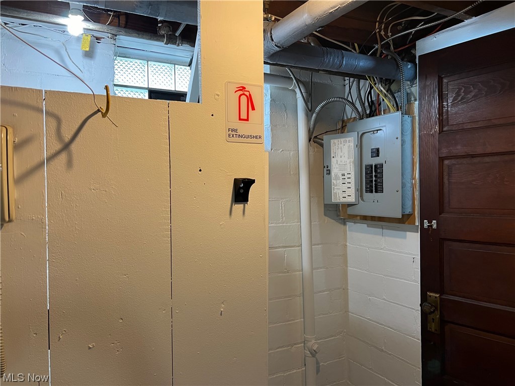 1242 Castleton Road Cleveland Heights, OH 44121 - Photo 28 of 32 Lower level bathroom / breaker panel