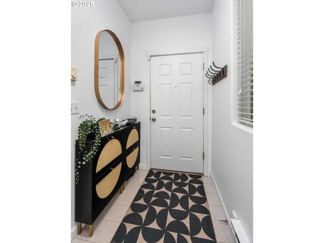 a view of kitchen with wooden floor