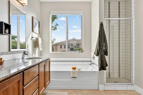 front view of a building with a garden