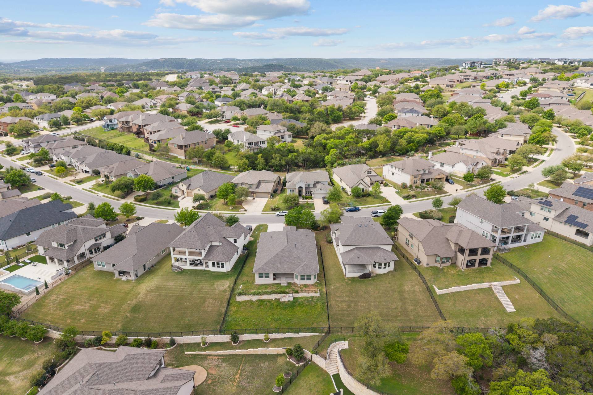 3516 Venezia View Leander, TX 78641 - Photo 37 of 40 Aerial view of property's location featuring nearby suburban area